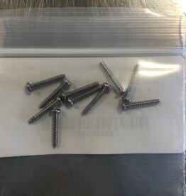 BECO IMMIX VACUUM REVERSING VALVE PAN HEAD S/S MACHINE SCREW #4-24 X 3/4