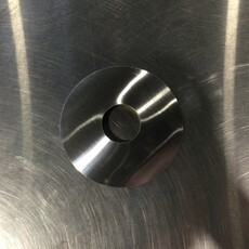 DIXON 5" dia. S/S WALL FLANGE W/ 1-1/2 TUBE HOLE