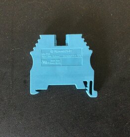 (BLUE) KONNECT-IT SINGLE-LEVEL TERMINAL BLOCK (PKG 25)