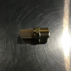 BRASS CONE AIR EXHAUST MUFFLER 1/4 MPT