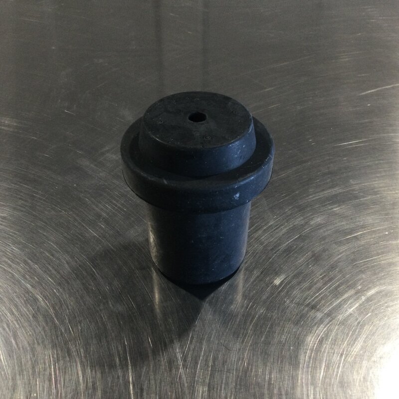 2" RUBBER PROBE HOLDER W/ 5/16 HOLE