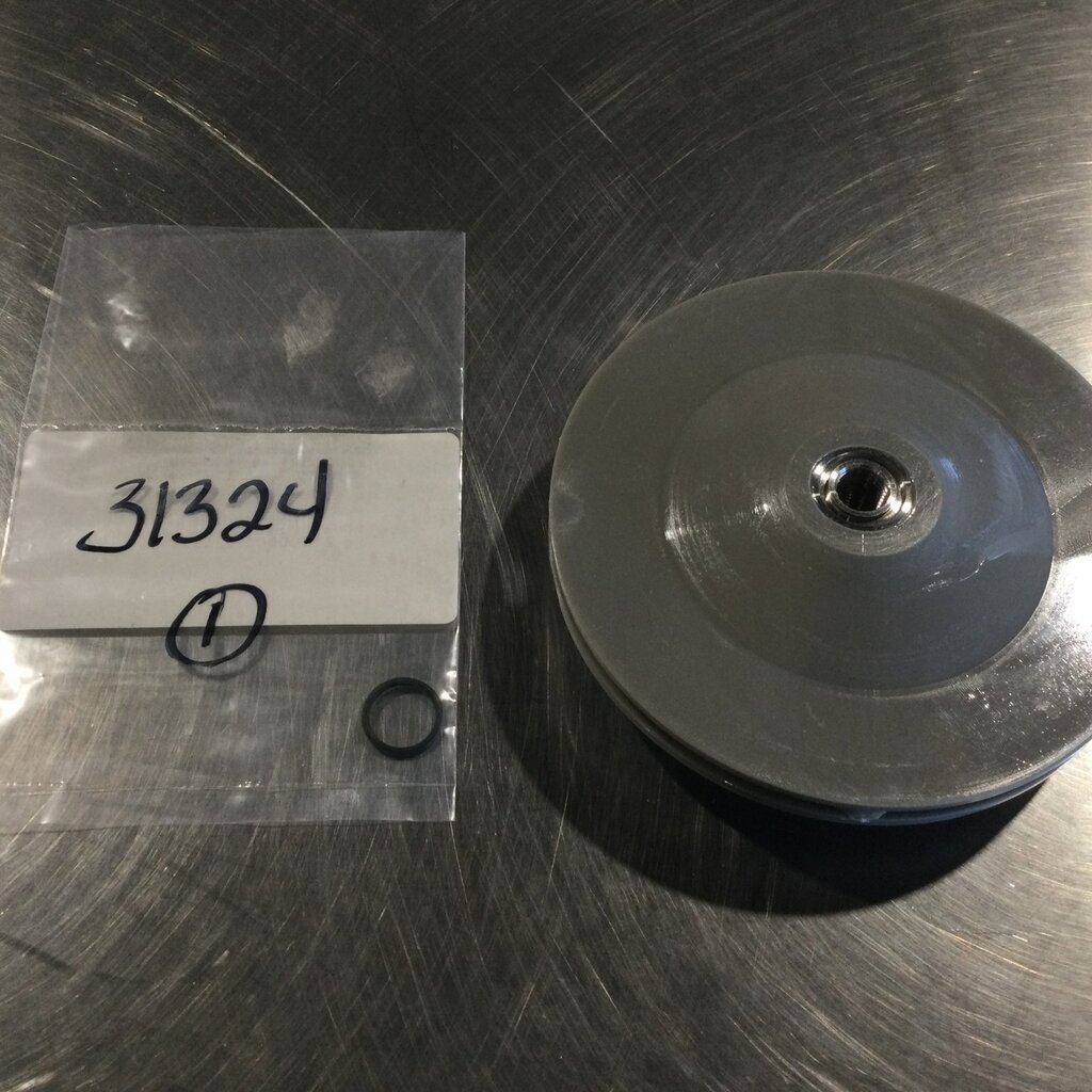 MUELLER MILK COOLER 1.5HP WASH PUMP IMPELLER 5" OD X 1.352 LG W/ S/S INSERT & 31324 O-RING