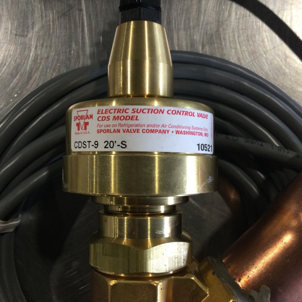 WHRL SPORLAN ELECTRIC VAPORATOR VALVE 1-1/8 X 1-1/8 ODF SOLDER