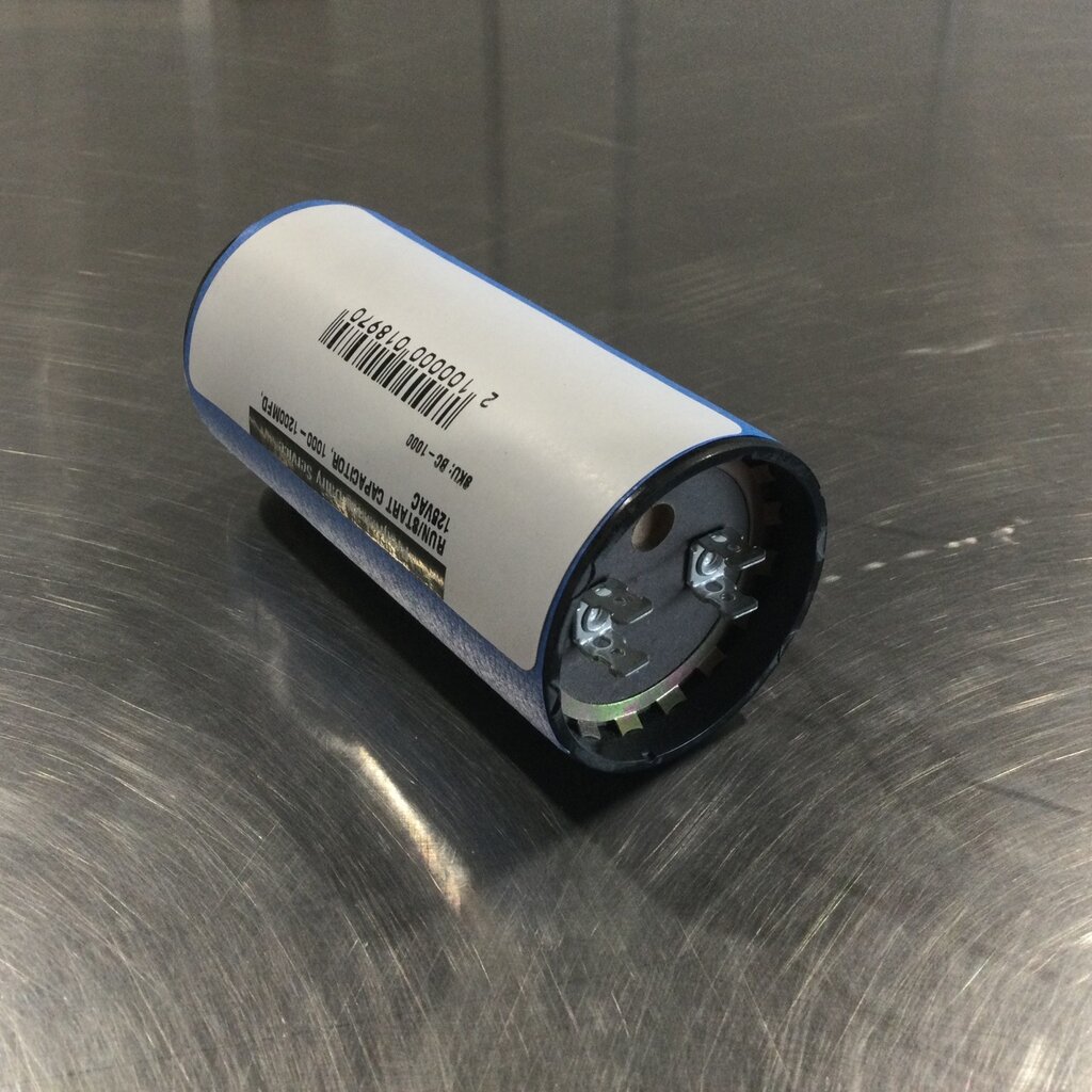 RUN/START CAPACITOR, 1000-1200MFD, 125VAC
