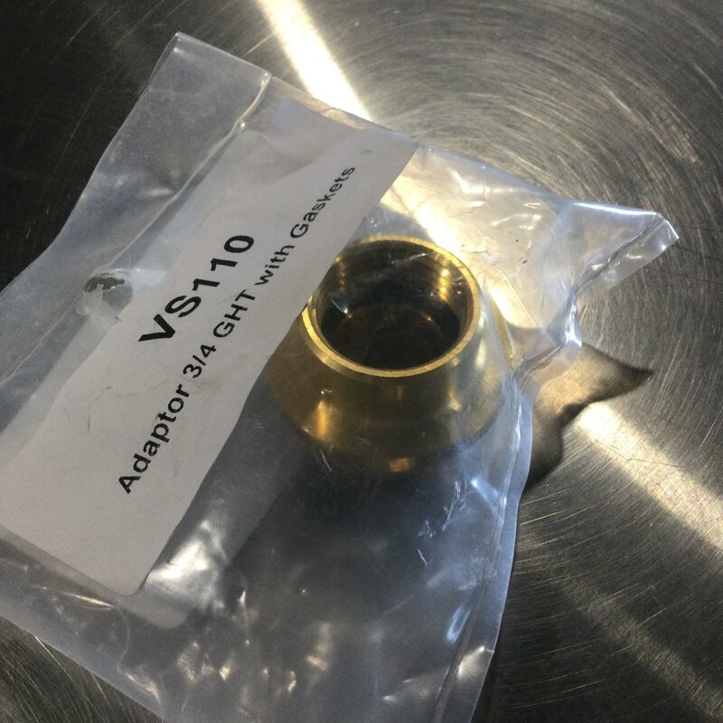 3/4 BRASS WASHDOWN GUN  GARDEN  HOSE ADAPTER