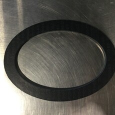 HANSON HOT WATER TANK EPDM OVAL PORT HOLE GASKET 4" ID X 6" ID X 3/4 WIDE X 1/4 THICK