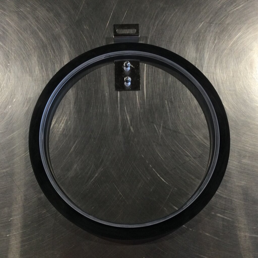 12" HORIZONTAL MOISTURE TRAP COVER W/ GASKET 11" ID X 13" OD