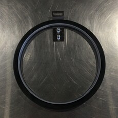 12" HORIZONTAL MOISTURE TRAP COVER W/ GASKET 11" ID X 13" OD