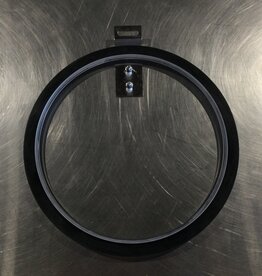 12" HORIZONTAL MOISTURE TRAP COVER W/ GASKET 11" ID X 13" OD