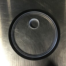 8" RECEIVER COVER W/ 1-1/2 HOLE