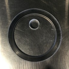 8" RECEIVER COVER W/ 1-1/2 HOLE