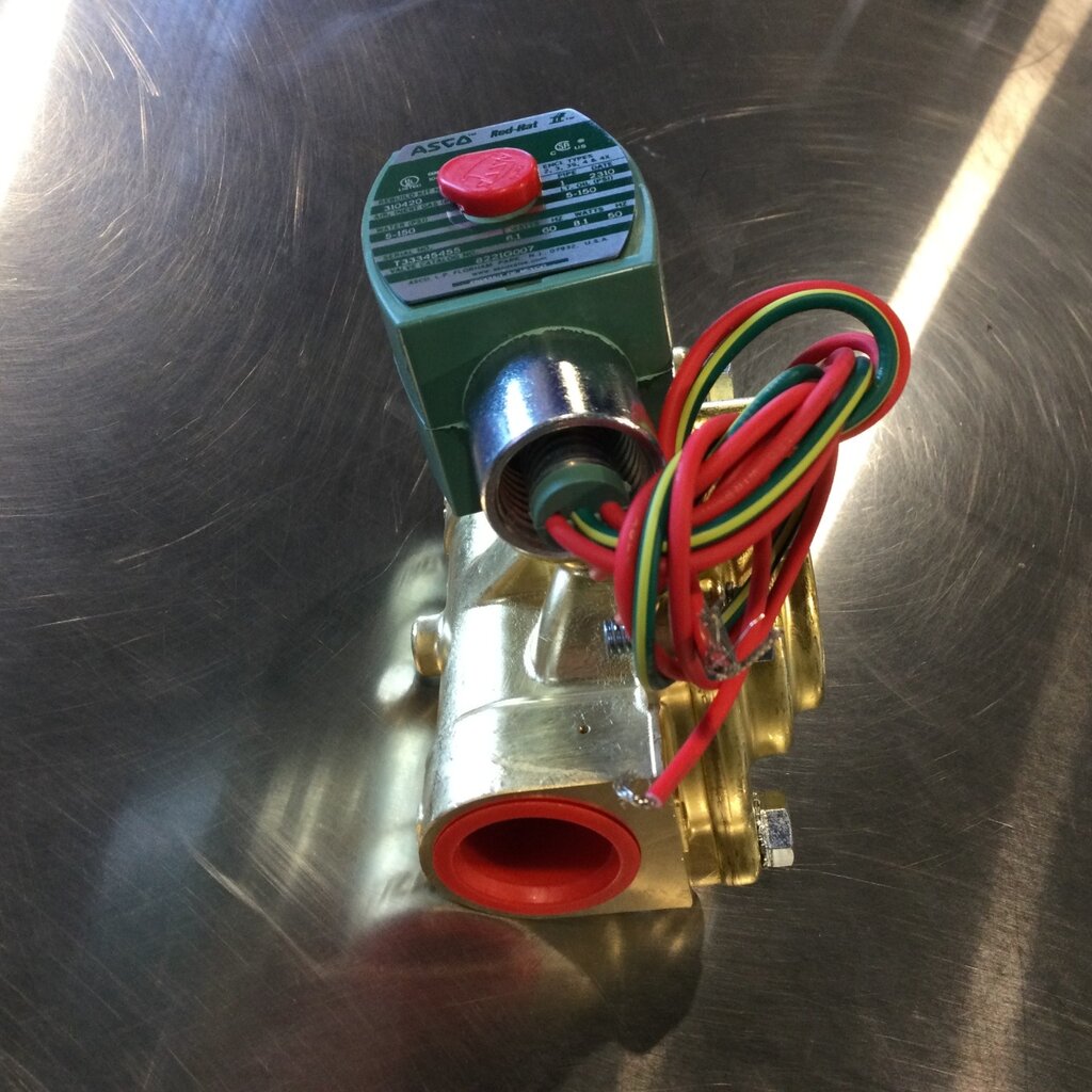 ASCO RECIRCULATION VALVE 2-WAY, N.C., 120VAC, 1" FNPT