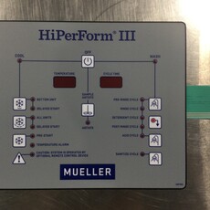 MUELLER HIPERFORM III HORIZONTAL DOOR LABEL