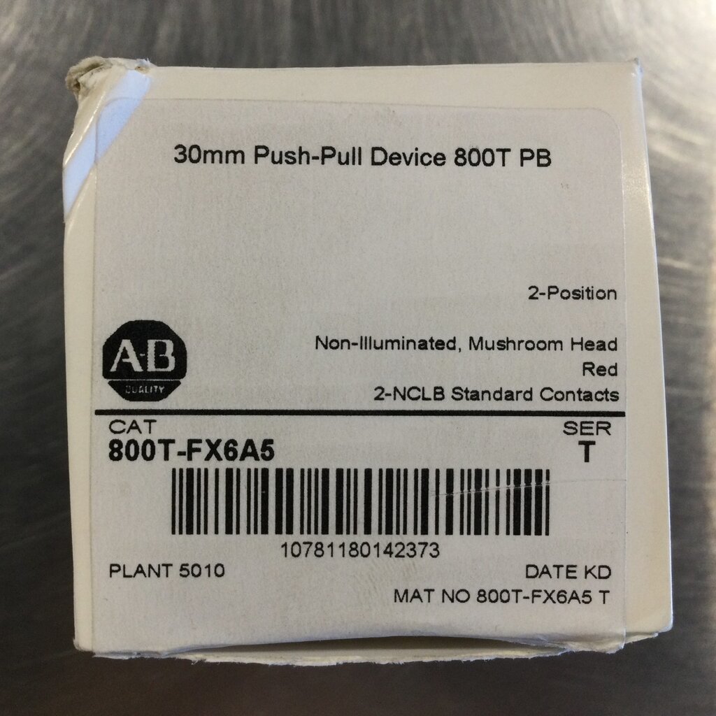 BOUMATIC ROTARY XCALIBUR 360EX CONTROL CONSOLE ABB EMERGENCY STOP PUSH BUTTON