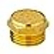 BRASS FLAT AIR EXHAUST MUFFLER 1/2 MPT