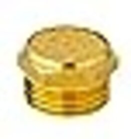 BRASS FLAT AIR EXHAUST MUFFLER 1/2 MPT