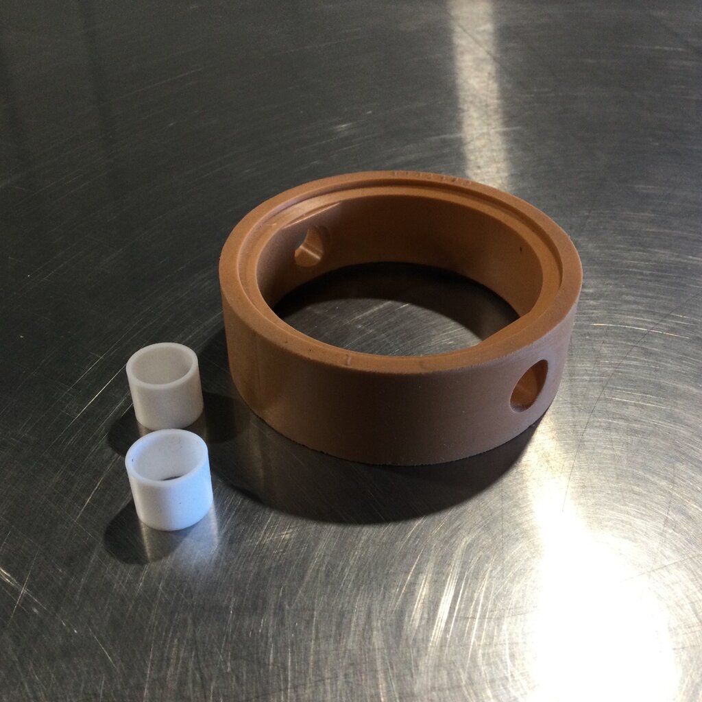 SPI 2-1/2 BFV SILICONE SEAT GASKET W/ (2) XY0165 TEFLON STEM BUSHINGS