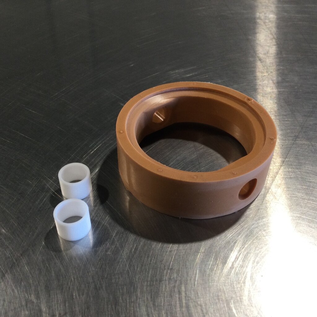 SPI 2" BFV SILICONE SEAT GASKET W/ (2) XY0106 TEFLON STEM BUSHINGS