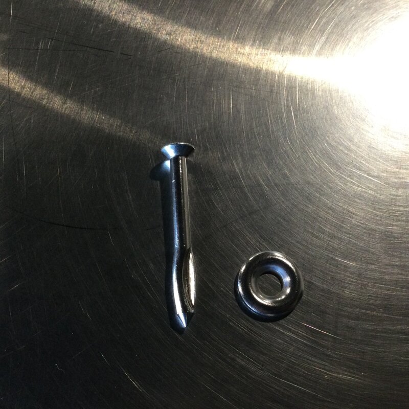 2-1/2 S/S ANCHOR W/ WASHER