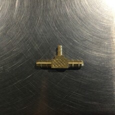 BARB TEE FITTING S/S 1/8 X 1/8 X 1/16