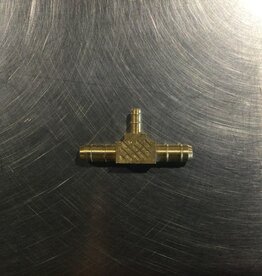 BARB TEE FITTING S/S 1/8 X 1/8 X 1/16