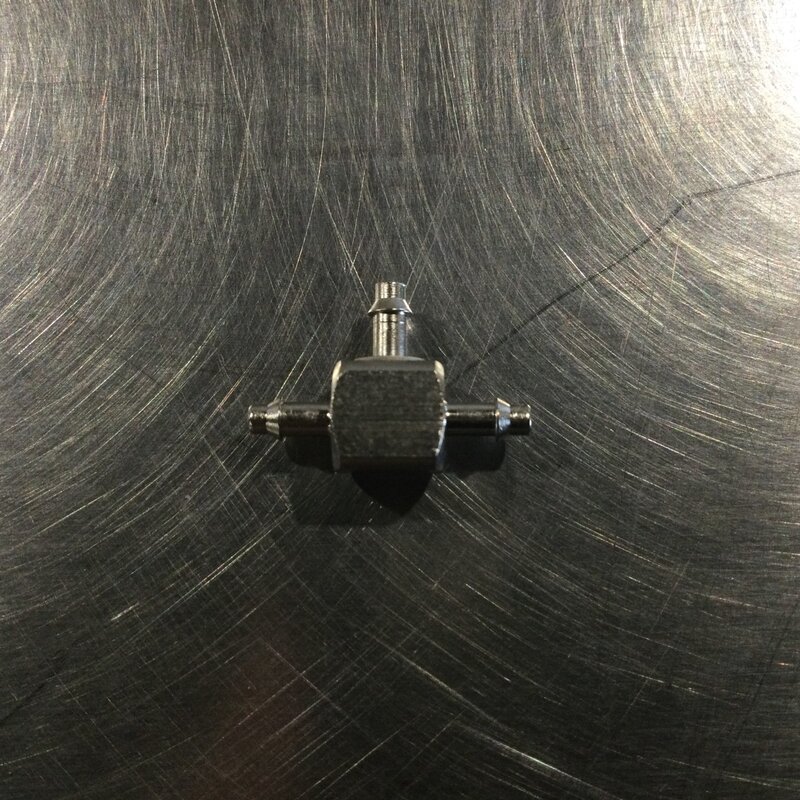 1/16 ID S/S BARB TEE FITTING