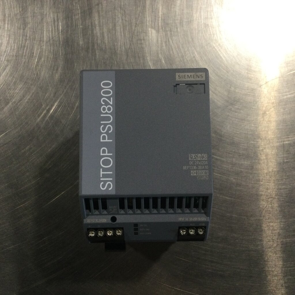 BECO SIEMENS 6EP1336-3BA10 PSU8200 POWER SUPPLY, 480W, 24VDC, 20A,120/230V