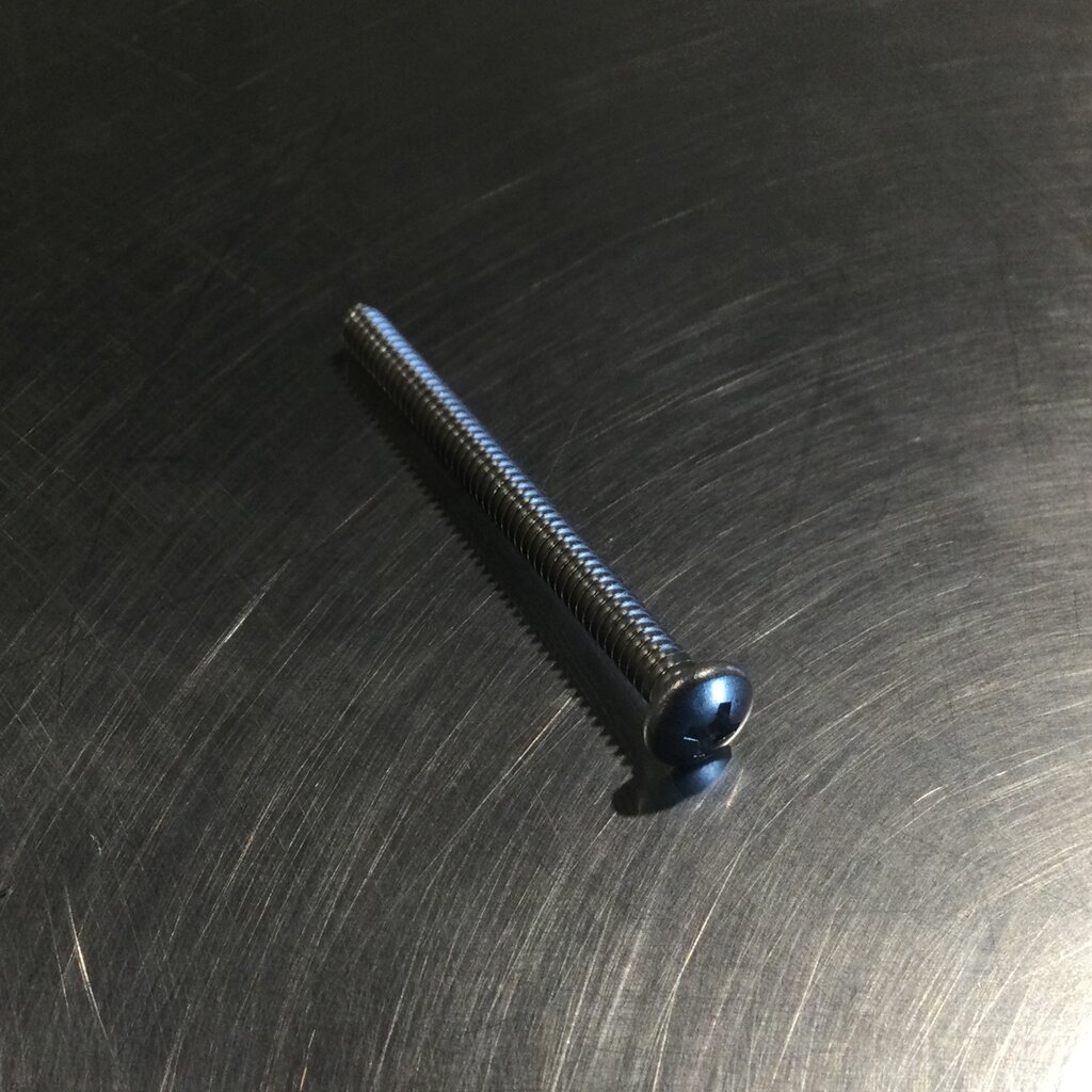 BOUMATIC HORIZONTAL AIR DETACHER PULLEY S/S ROUND HEAD MACHINCE SCREW 10-24 X 2-1/4