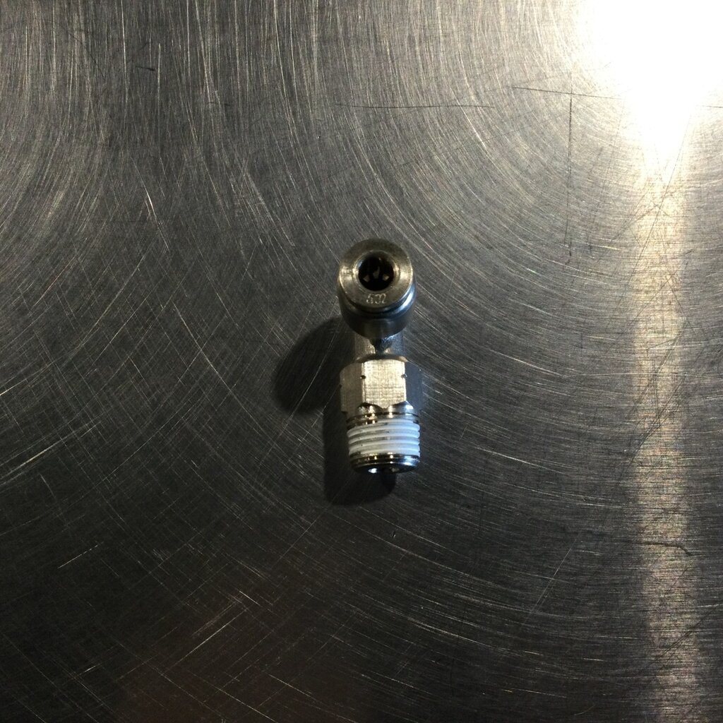 BECO ANGLE VSO AIR FITTING S/S 90° ELBOW T5/32 X 1/8 MNPT