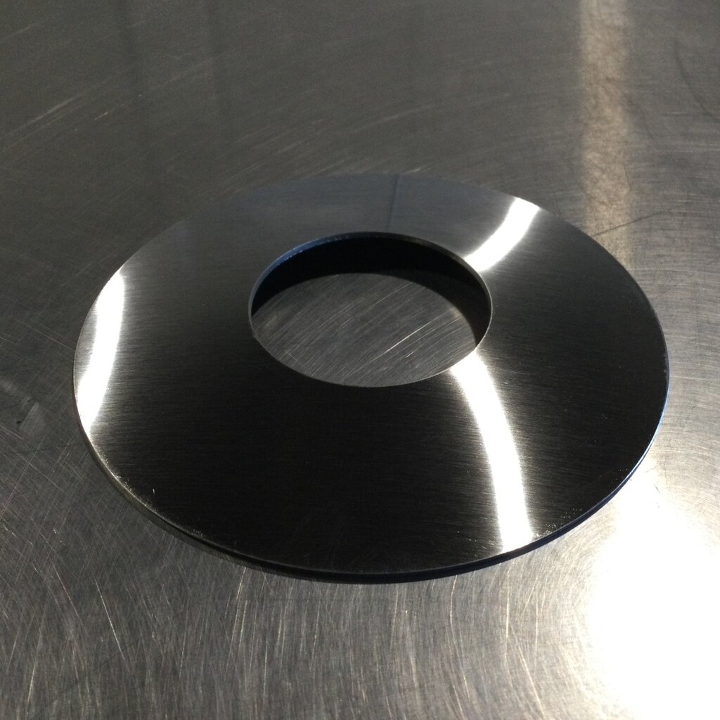 DIXON 5" dia. S/S WALL FLANGE W/ 2-1/2" PIPE HOLE