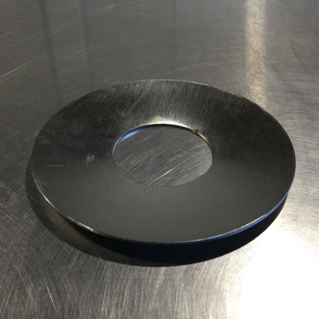 DIXON 5" dia. S/S WALL FLANGE W/ 2-1/2" PIPE HOLE