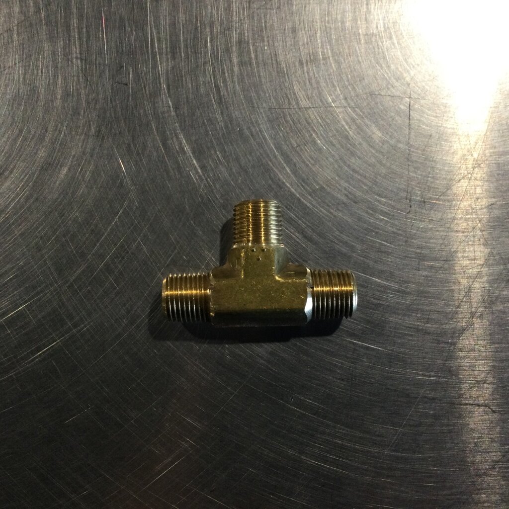 MIDLAND 1/8 MPT BRASS TEE
