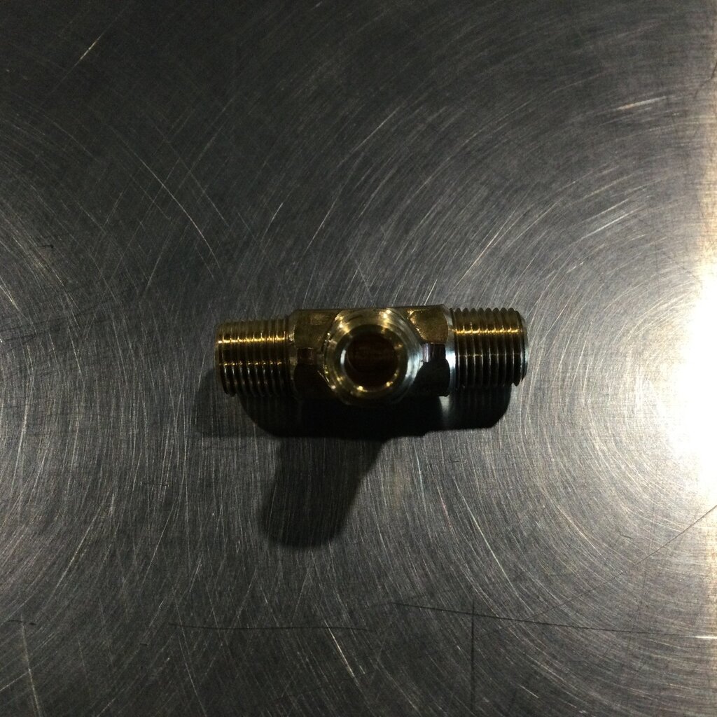 MIDLAND 1/8 MPT BRASS TEE