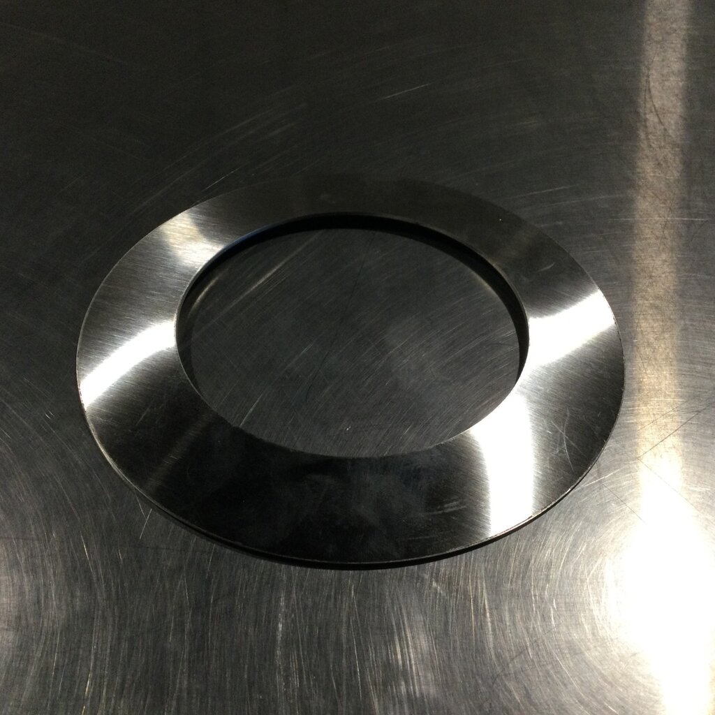 DIXON 7” dia. S/S WALL FLANGE W/ 4" PIPE HOLE