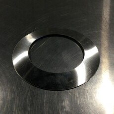 DIXON 7” dia. S/S WALL FLANGE W/ 4" PIPE HOLE