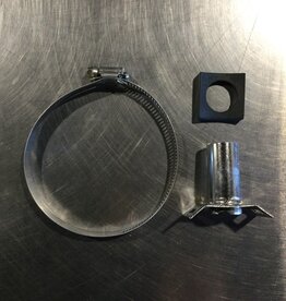 4" MILK LINE CLAMP W/ 7/8 OD NIPPLE