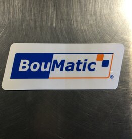 BOUMATIC LABEL 2-1/4 X 6"