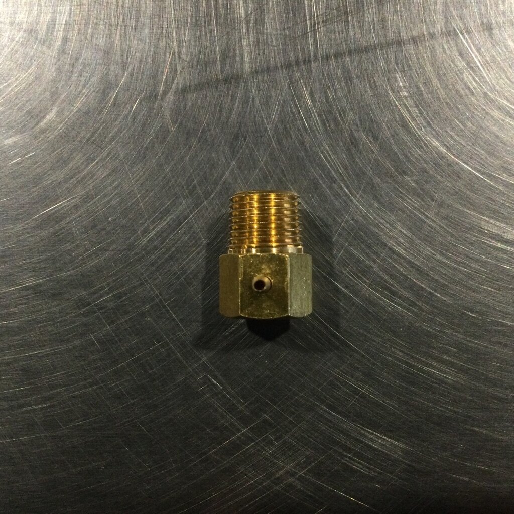 BARB FITTING BRASS 90° ELBOW 1/16 X 1/8 MPT (INDIVIDUAL)