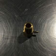 BARB FITTING BRASS 90° ELBOW 1/16 X 1/8 MPT (INDIVIDUAL)