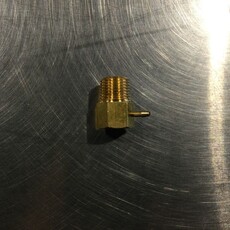 BARB FITTING BRASS 90° ELBOW 1/16 X 1/8 MPT (INDIVIDUAL)