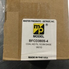 1/2 COALESCING FILTER METAL BOWL W/ PRESSURE GAUGE & INTERNAL AUTO DRAIN