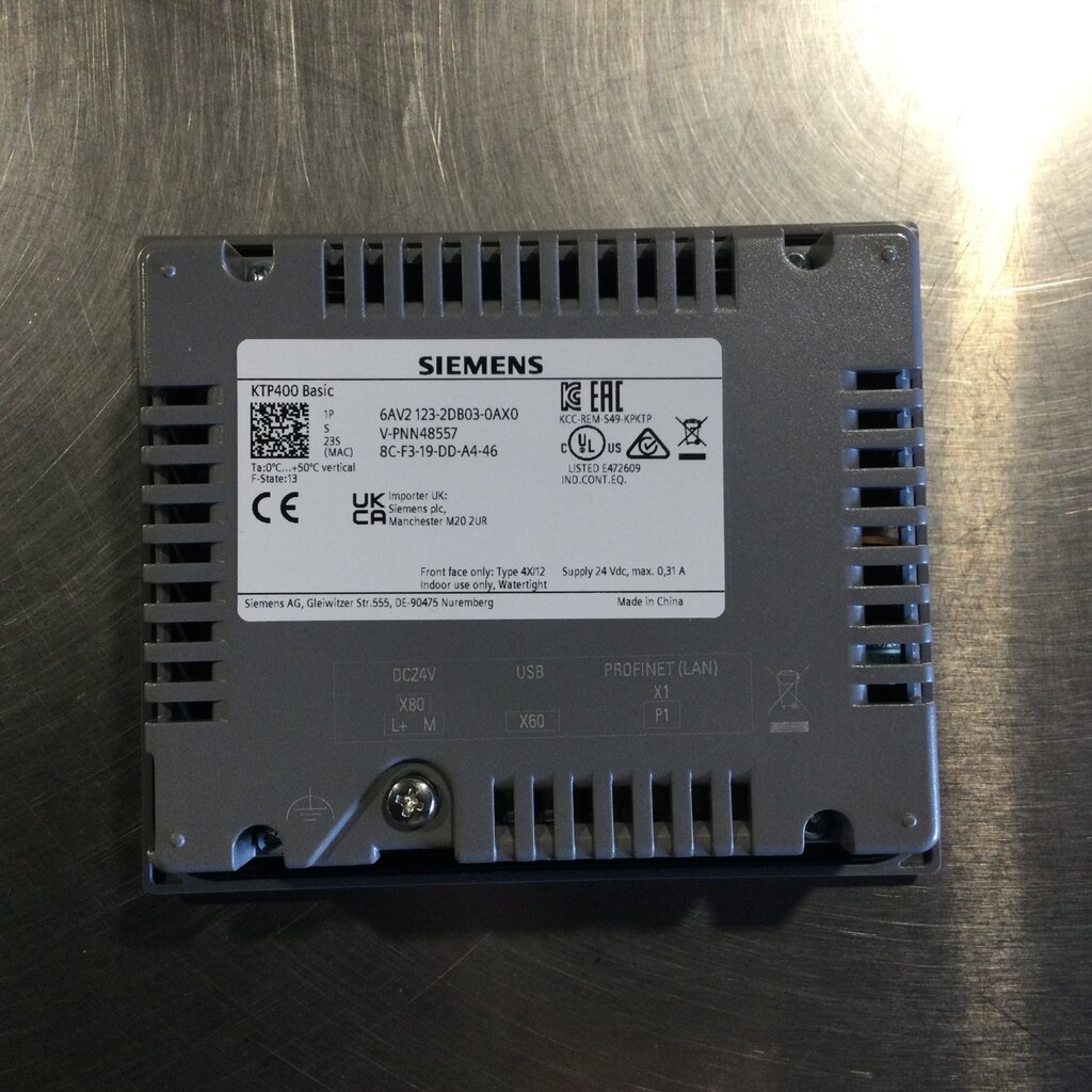SIEMENS KTP400 4" HMI TFT DISPLAY TOUCH PANEL