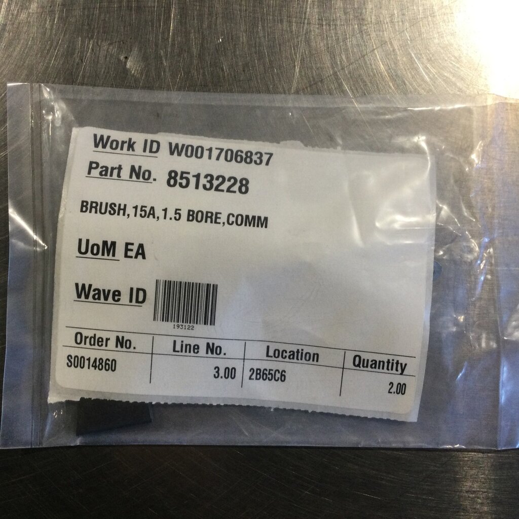 BOUMATIC 40-STALL ROTARY XCALIBUR 360EX MAIN SWIVEL RING COMMUNICATION BRUSH 15A