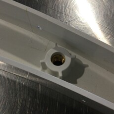 VES 50/72" LOUVER RIGHT END CAP