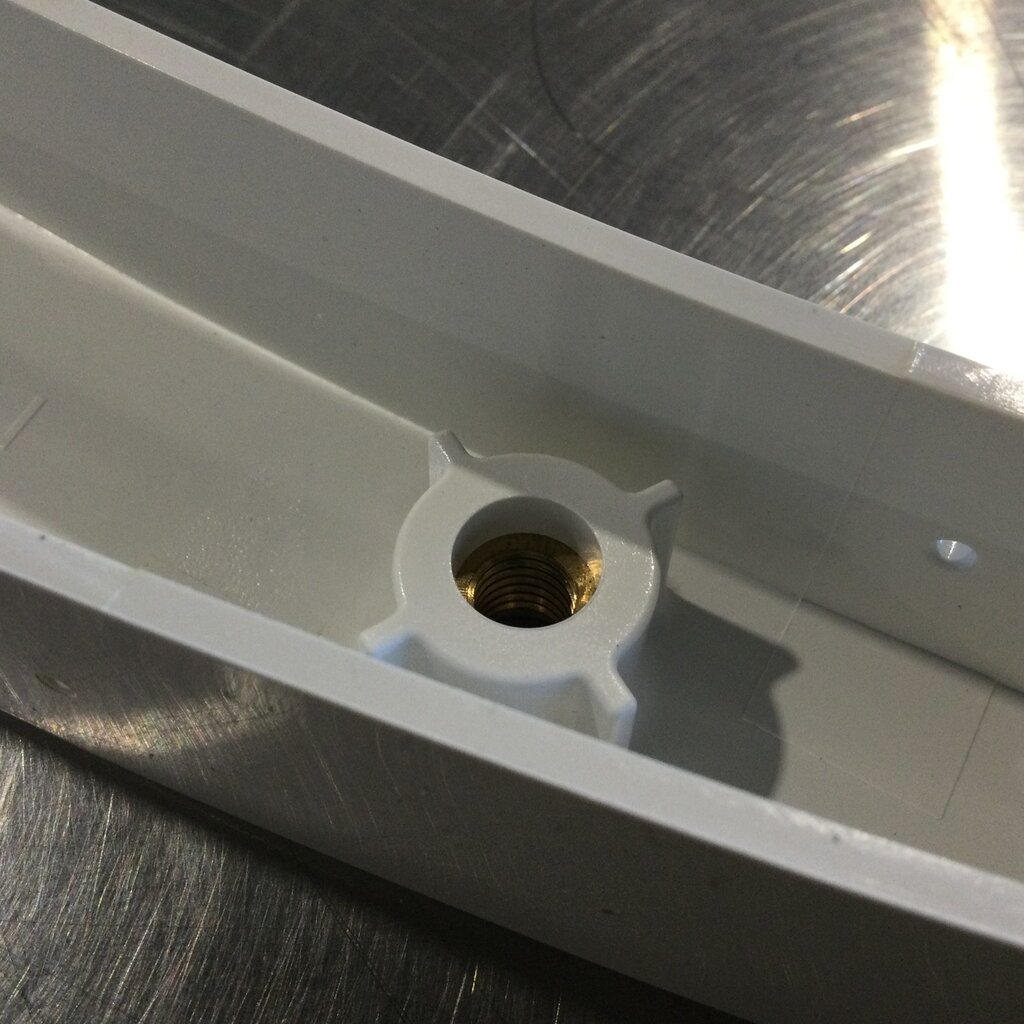 VES 50/72" LOUVER LEFT END CAP