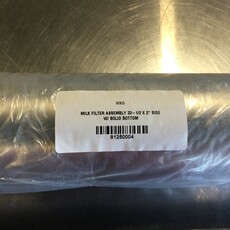 MILK FILTER ASSEMBLY 4-7/8 X 33-1/2 X 2" SIDE W/ SOLID BOTTOM