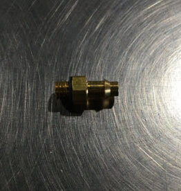 BARB FITTING BRASS #10-32 X 1/8 (individual)