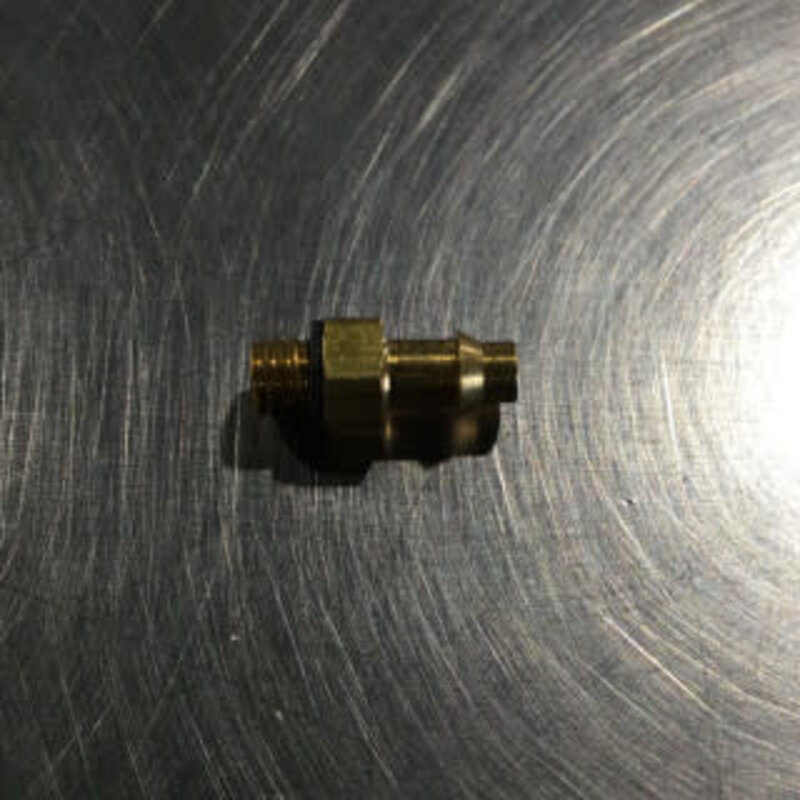 BARB FITTING BRASS #10-32 X 1/8 (individual)