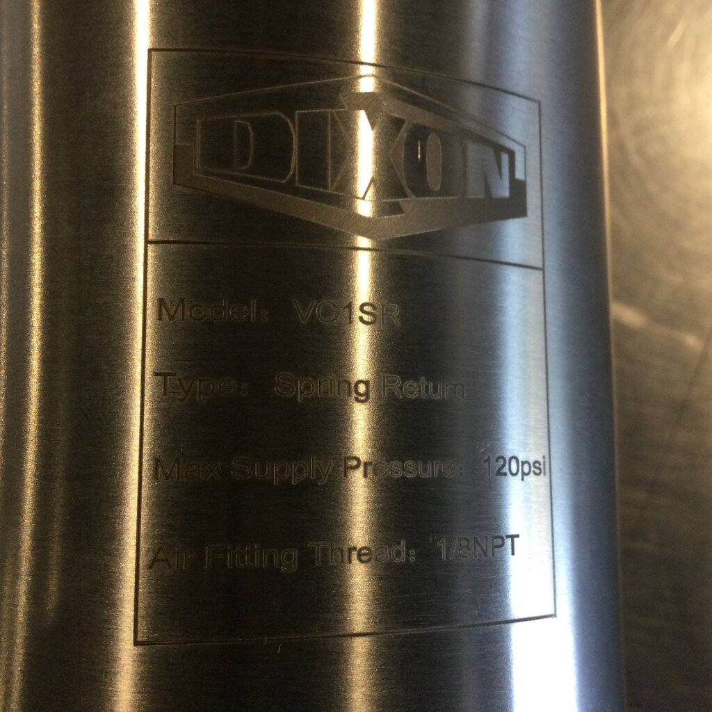 DIXON 1-1/2 to 4" AIR ACTUATOR AIR OPEN/SPRING CLOSED (NEW STYLE)