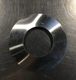 DIXON 5" dia. S/S WALL FLANGE W/ 2-1/2 TUBE HOLE